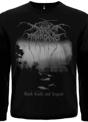 Футболка с длинным рукавом darkthrone "black death and beyond", размер m