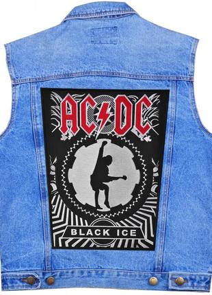 Нашивка наспинная ac/dc "black ice"