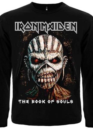 Футболка с длинным рукавом iron maiden "the book of souls"