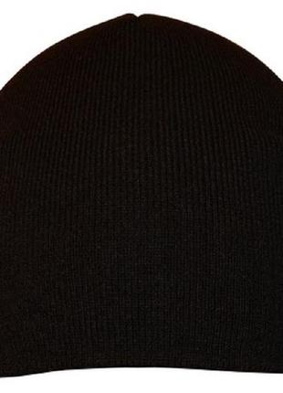 Шапка черная без вышивки2 фото