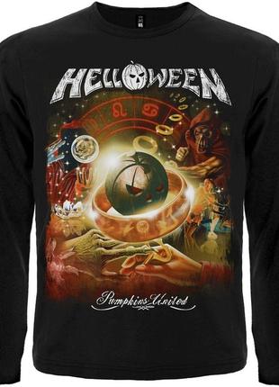 Футболка с длинным рукавом helloween ''pumpkins united'', размер s