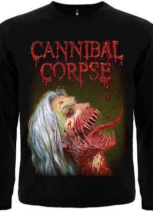 Футболка з довгим рукавом cannibal corpse "violence unimagined"