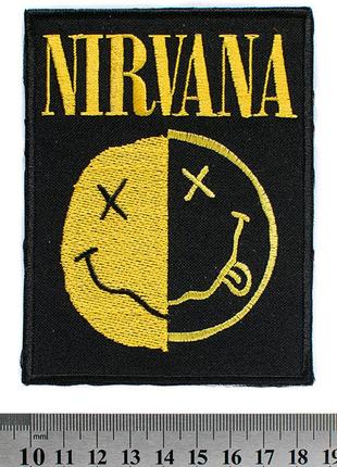 Нашивка nirvana (smiley faces)