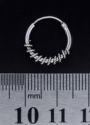 Серьга, кольцо с узором (eas-022)