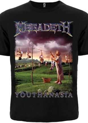 Футболка megadeth "youthanasia", розмір xl