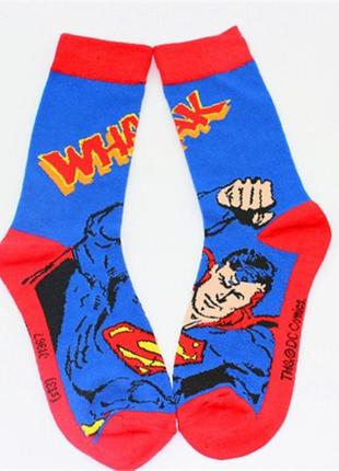 Носки dc superman (р.36-43)3 фото