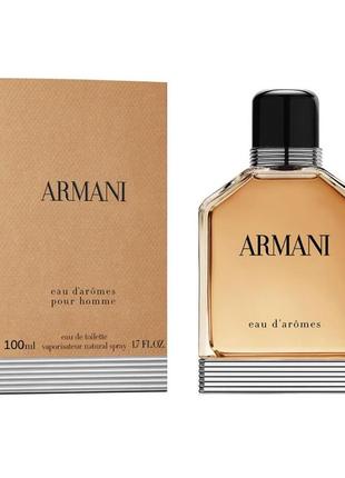 Туалетна вода для чоловіків giorgio armani eau d'aromes 1.2 ml (віалка)2 фото