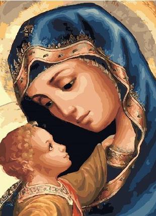 Картина за номерами матір божа 40 х 50 brushme bs25582