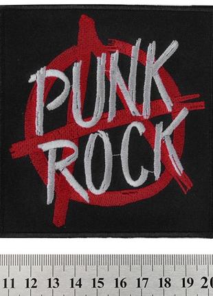 Нашивка punk rock (anarchy)