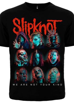 Футболка slipknot we are not your kind" (masks)