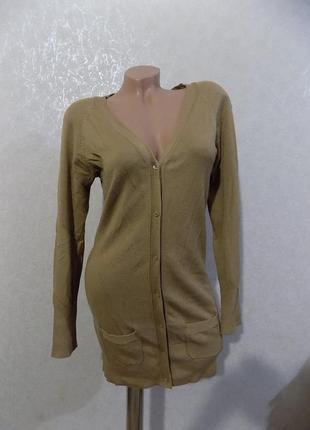 Кофта-кардиган на гудзиках з кишенями фірмова trend one basic розмір 44-46