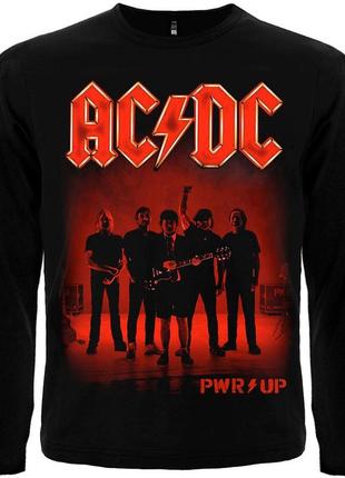 Футболка з довгим рукавом ac/dc (pwr up band)