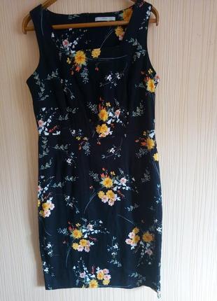 Коттоновое платье 50 размера