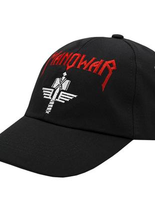 Бейсболка manowar (hammer logo) rw