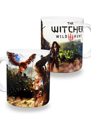 Чашка the witcher 3 - wild hunt (ciri, geralt, yennefer)