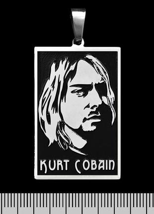 Кулон nirvana (kurt cobain) (ptsb-077) прямоугольный