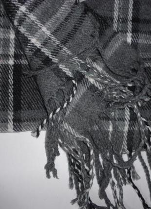 Шарф в клеточку акрил primark (152х30см)