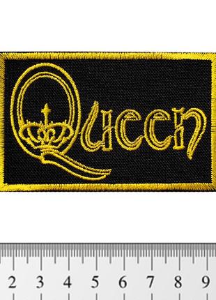 Нашивка queen (yellow logo) (pt-043)