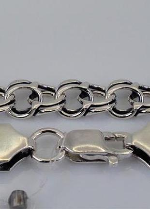 Цепь серебряная бисмарк 925 пробы (55,0 см.)