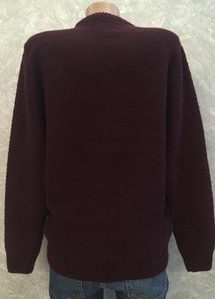 Свитер теплый крупной вязки 2