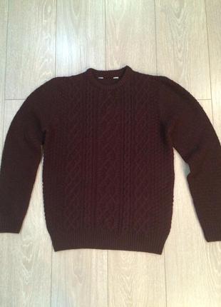 Свитер теплый крупной вязки 4