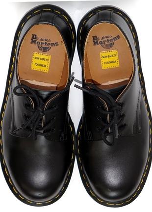 Dr. martens 1925 кожаные туфли р.38 женские полуботинки мартенсы