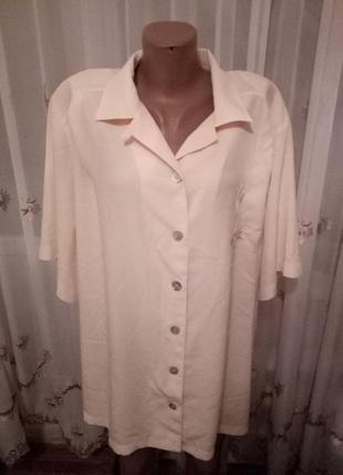 Бежевая блузка, размер 28