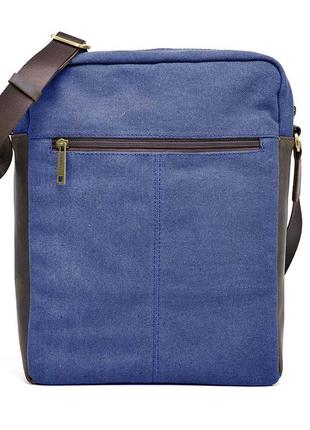 Мужская сумка из синего канваса через плечо tarwa rkc-1810-4lx5 фото