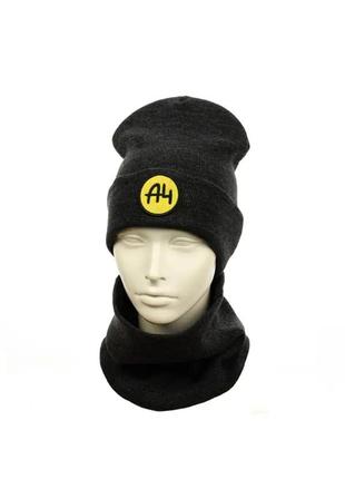 Шапка і снуд блогер а4