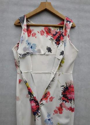 Сукня-футляр міді в квітковий принт розмір uk163 фото