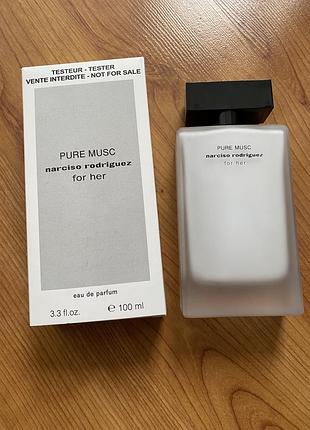 Narciso rodriguez for her pure musc tester 100 ml.