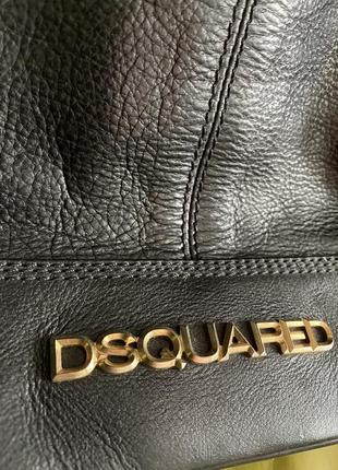 Сумка dsquared 2 оригинал натуральная кожа отличное состояние10 фото