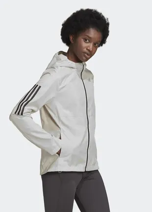 Куртка adidas own the run hooded wind jacket1 фото