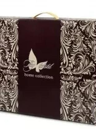 Сатиновый евро двуспальный комплект постельного белья цветы с компаньоном s4573 фото