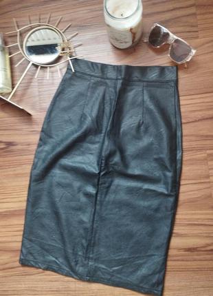 Спідниця кожзам