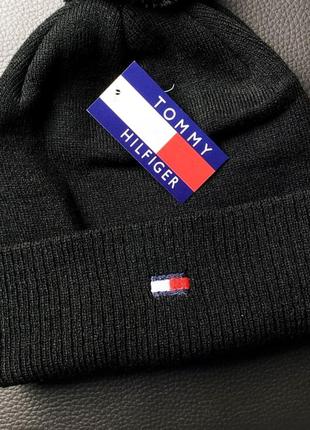 Шапка tommy hilfiger black