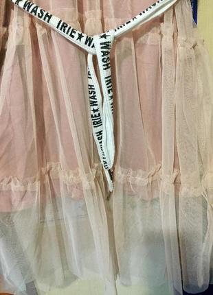 Розовое платье с поясом anna pepe италия 🇮🇹 р.{u}оверсайз,s/l,новое.3 фото