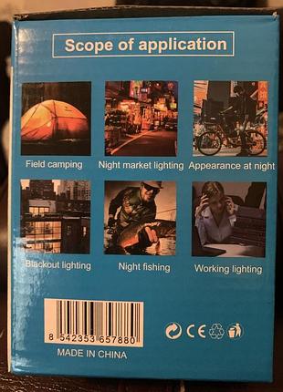 Акумуляторная лампа с usb-зарядкой2 фото