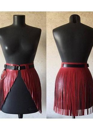 Спідниця з бахромою