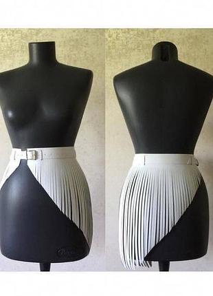 Юбка с бахромой