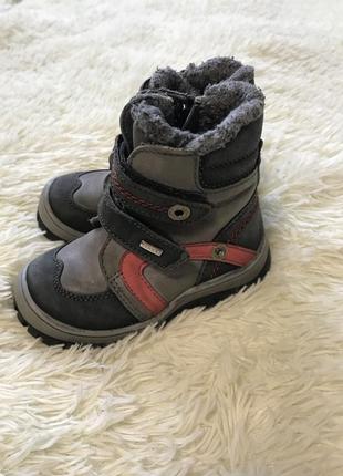 Зимові шкіряні черевички lasocki 21 розмір(12.5см по устілці)2 фото