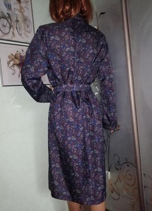 Домашній халат принт пейслі унісекс4 фото