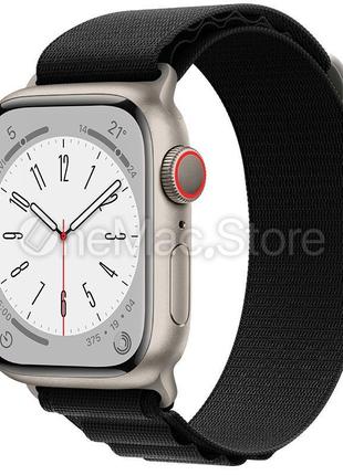 Ремінець apple alpine loop band для apple watch 45 mm (чорний/black)