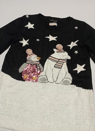 Джемпер новогодний, кофта.