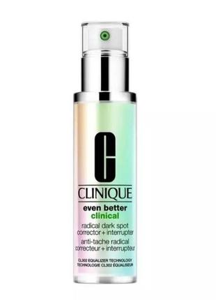 Clinique even better clinical radical dark spot corrector + interrupter сыворотка для лица 30мл,1 фото