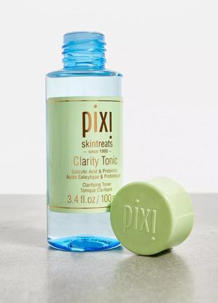 Pixi clarity tonic тонік для жирної і проблемної шкіри з aha і bha кислотами