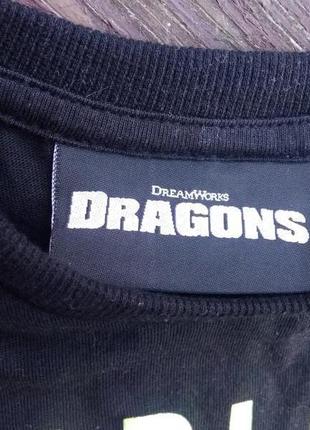 Модная хлопковая кофта лонгслив с драконом из мультика "как приучить дракона" ночная фурия5 фото