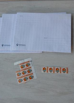 12 марок +набор конвертов 5шт 228*160мм2 фото