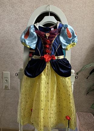 Пишне карнавальне плаття білосніжки 7-8років  disnay at george
