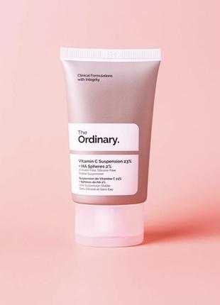 The ordinary - vitamin c suspension 23% + ha spheres 2%- сироватка з 23% вітаміном с і 2% гіалуроновою кислотою - 30ml